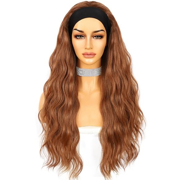 Auburn Headband Wigs - Picture 1 of 4